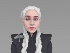 daenerys targaryen ready for full color 3d printing Modello di stampa 3D