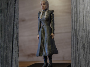 daenerys targaryen ready for full color 3d printing Modello di stampa 3D