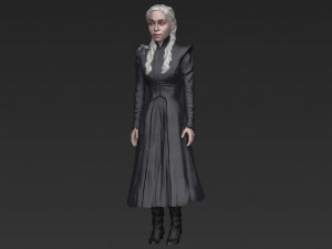 daenerys targaryen ready for full color 3d printing Modello di stampa 3D