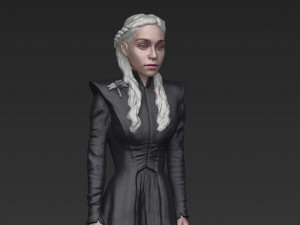 daenerys targaryen ready for full color 3d printing Modello di stampa 3D