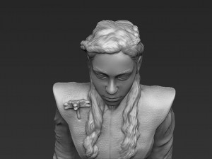 daenerys targaryen 3d printing ready stl obj 3D-printmodel