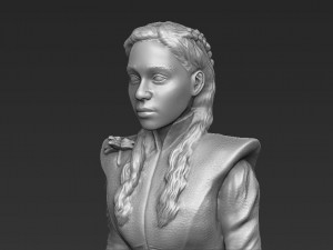 daenerys targaryen 3d printing ready stl obj 3D-printmodel
