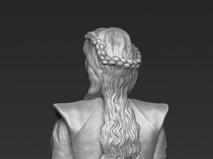 daenerys targaryen 3d printing ready stl obj 3D-printmodel
