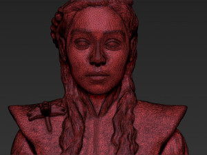 daenerys targaryen 3d printing ready stl obj 3D-printmodel