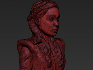 daenerys targaryen 3d printing ready stl obj 3D-printmodel