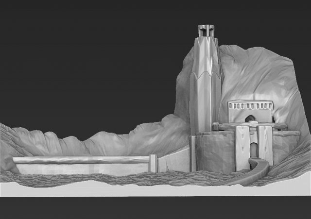 helms deep 3d printing ready stl obj Model Cetak 3D .c4d .max .obj .3ds .fbx .stl .blend 