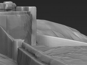 helms deep 3d printing ready stl obj Model Cetak 3D