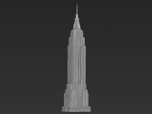 empire state building 3d printing ready stl obj formats 3D Print Model