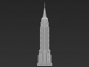 empire state building 3d printing ready stl obj formats 3D Print Model