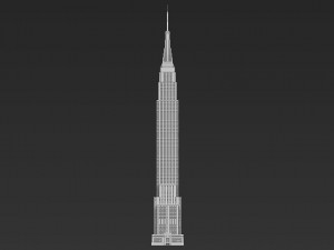 empire state building 3d printing ready stl obj formats 3D Print Model