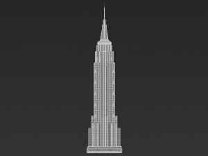 empire state building 3d printing ready stl obj formats 3D Print Model