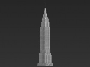 empire state building 3d printing ready stl obj formats 3D Print Model