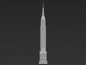 empire state building 3d printing ready stl obj formats 3D Print Model