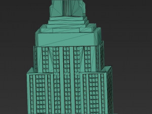 empire state building 3d printing ready stl obj formats 3D Print Model