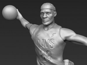 lebron james 3d printing ready stl obj 3D Print Model