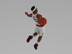 lebron james ready for full color 3d printing Modelo de Impressão 3D