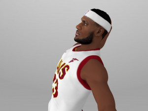 lebron james ready for full color 3d printing Modelo de Impressão 3D