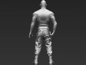 dwayne the rock johnson fast and furious 3d printing ready stl obj 3D Print Model