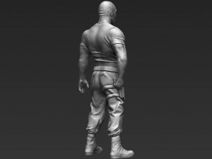 dwayne the rock johnson fast and furious 3d printing ready stl obj 3D Print Model