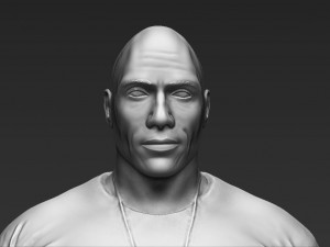 dwayne the rock johnson fast and furious 3d printing ready stl obj 3D Print Model