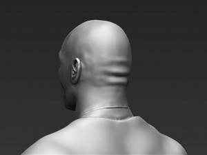 dwayne the rock johnson fast and furious 3d printing ready stl obj 3D Print Model
