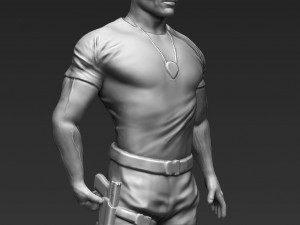 dwayne the rock johnson fast and furious 3d printing ready stl obj 3D Print Model