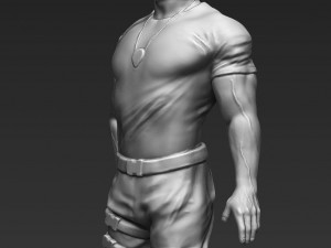 dwayne the rock johnson fast and furious 3d printing ready stl obj 3D Print Model
