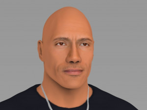 dwayne the rock johnson fast and furious ready for full color 3d printing Modello di stampa 3D