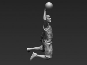 michael jordan 3d printing ready stl obj Model Cetak 3D