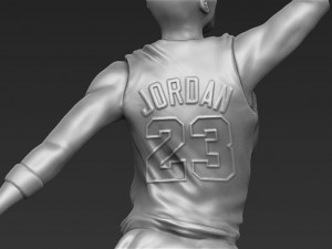 michael jordan 3d printing ready stl obj Model Cetak 3D