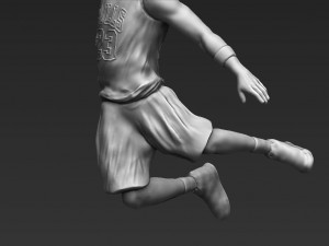 michael jordan 3d printing ready stl obj Model Cetak 3D