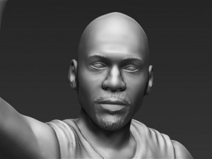 michael jordan 3d printing ready stl obj Model Cetak 3D