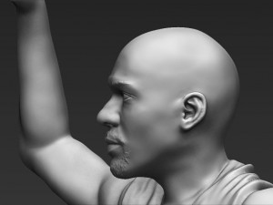 michael jordan 3d printing ready stl obj Model Cetak 3D