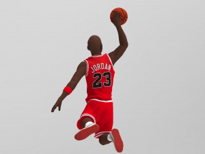 michael jordan ready for full color 3d printing 3D Принт Модель