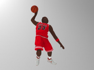michael jordan ready for full color 3d printing 3D Принт Модель