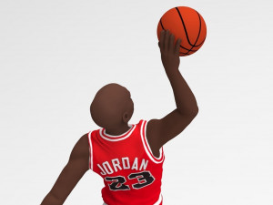 michael jordan ready for full color 3d printing 3D Принт Модель