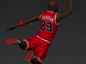 michael jordan ready for full color 3d printing 3D Принт Модель