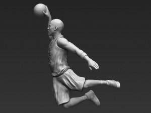 michael jordan ready for full color 3d printing 3D Принт Модель