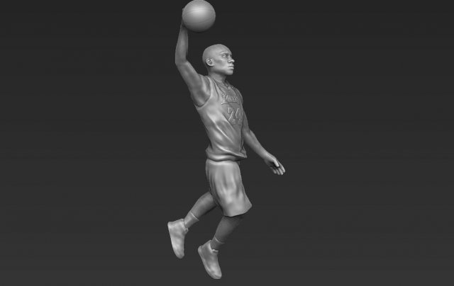 kobe bryant 3d printing ready stl obj 3D-printmodel .c4d .max .obj .3ds .fbx .stl .blend 