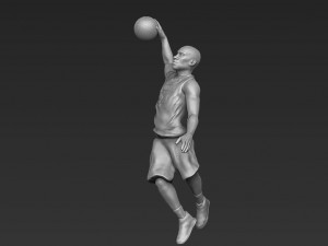 kobe bryant 3d printing ready stl obj 3D-printmodel