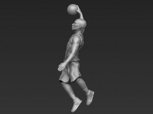 kobe bryant 3d printing ready stl obj 3D-printmodel