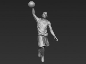 kobe bryant 3d printing ready stl obj 3D-printmodel