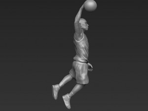 kobe bryant 3d printing ready stl obj 3D-printmodel