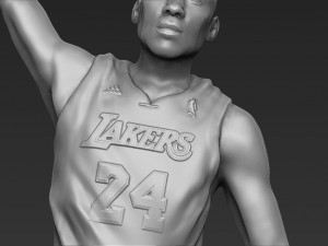 kobe bryant 3d printing ready stl obj 3D-printmodel