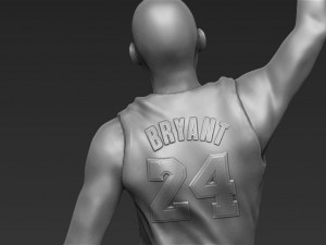 kobe bryant 3d printing ready stl obj 3D-printmodel