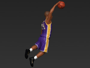 kobe bryant ready for full color 3d printing Model do druku 3D
