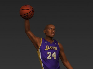 kobe bryant ready for full color 3d printing Model do druku 3D