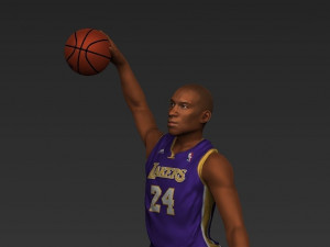 kobe bryant ready for full color 3d printing Model do druku 3D