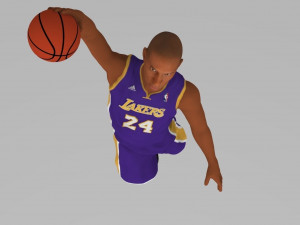 kobe bryant ready for full color 3d printing Model do druku 3D