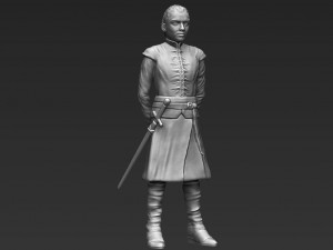 arya stark 3d printing ready stl obj 3D-Druckmodell